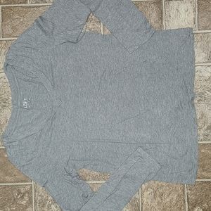 Ann Taylor LOFT V-Neck Long Sleeve Shirt